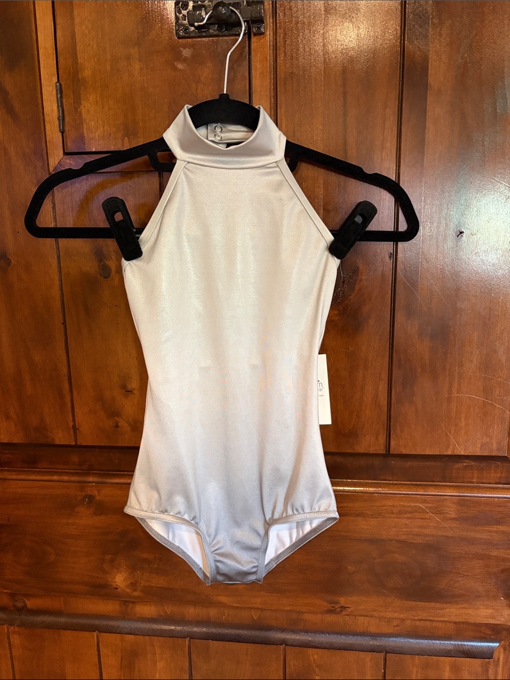 🩶 Bullet Pointe High-Neck Leotard